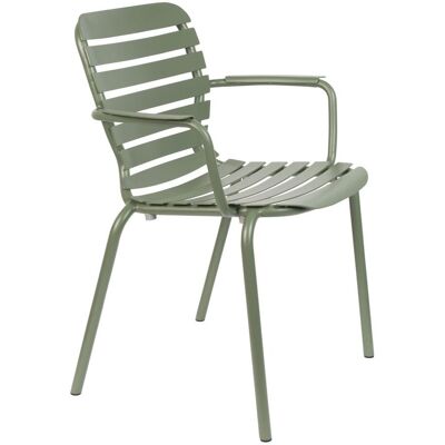 Gartensessel Vondel im 2er-Set, Grün aus Aluminium von Zuiver Gartensessel Vondel im 2er-Set, Grün aus Aluminium von Zuiver