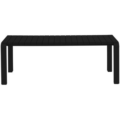 Gartenbank Vondel Zuiver Aluminium Schwarz für Terrasse und Garten Gartenbank Vondel Zuiver Aluminium Schwarz für Terrasse und Garten