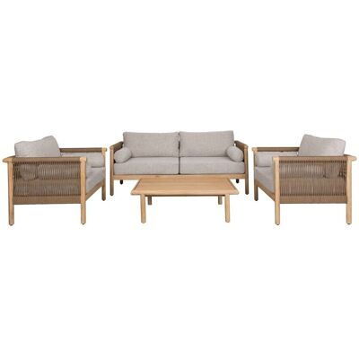 DutchBone Gartenmöbel-Set Oasis mit Sofa, Loungesesseln & Tisch, Akazienholz DutchBone Gartenmöbel-Set Oasis mit Sofa, Loungesesseln & Tisch, Akazienholz