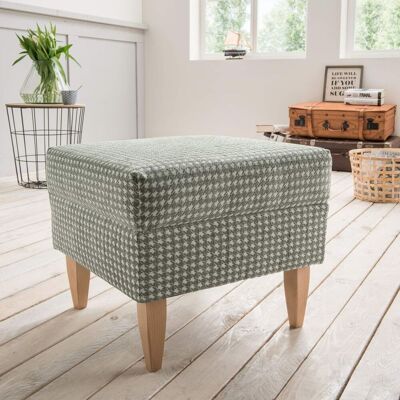 Benformato Hocker für Ohrensessel AVERSA Stoff Talento Olivgrün Benformato Hocker für Ohrensessel AVERSA Stoff Talento Olivgrün