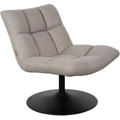 Dutchbone Drehbarer Hellgrau Lounge-Sessel - Sessel Dutchbone Drehbarer Hellgrau Lounge-Sessel - Sessel