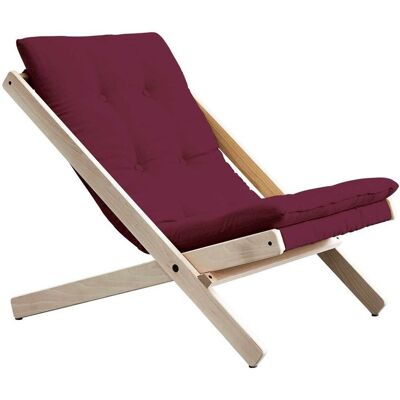 Karup Design Klappsessel BOOGIE Polsterauflage BORDEAUX Gestell Buche Karup Design Klappsessel BOOGIE Polsterauflage BORDEAUX Gestell Buche