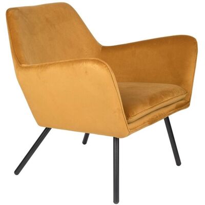 White Label Living Bon Samt Lounge Sessel - Sessel White Label Living Bon Samt Lounge Sessel - Sessel