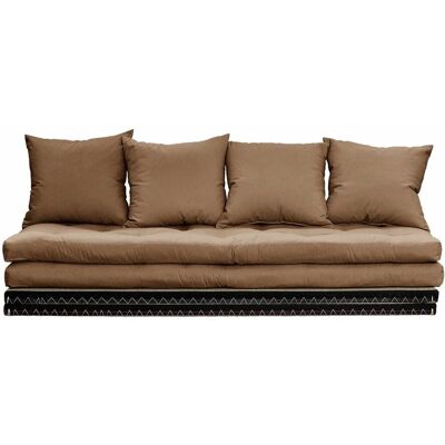 Karup Design Sofa CHICO 3 in 1 Polster Mocca mit Tatami-Matten Karup Design Sofa CHICO 3 in 1 Polster Mocca mit Tatami-Matten