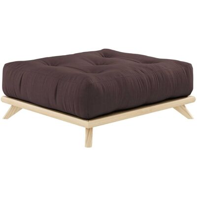 Hocker SENZA Polsterhocker passend zum Sofa Karup DAYBED Kiefer natur Bezug BROWN Hocker SENZA Polsterhocker passend zum Sofa Karup DAYBED Kiefer natur Bezug BROWN