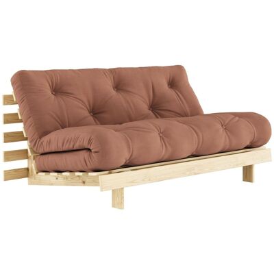 Schlafsofa ROOTS 160 cm Polster CLAYBROWN von KARUP Couchgestell Kiefer Schlafsofa ROOTS 160 cm Polster CLAYBROWN von KARUP Couchgestell Kiefer