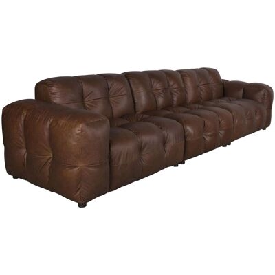 HACKMAN 4,5-Sitzer Sofa Echtleder dunkelbraun von DUTCHBONE HACKMAN 4,5-Sitzer Sofa Echtleder dunkelbraun von DUTCHBONE
