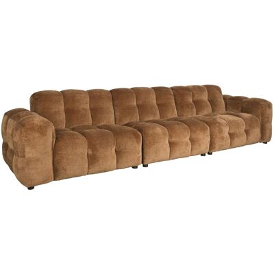 HACKMAN 4,5-Sitzer Sofa Velours Cognac von DUTCHBONE HACKMAN 4,5-Sitzer Sofa Velours Cognac von DUTCHBONE