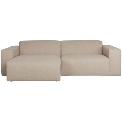Sofa Milka 3-Sitzer links Cappuccino mit Chaiselongue von Zuiver Sofa Milka 3-Sitzer links Cappuccino mit Chaiselongue von Zuiver
