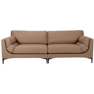 Zuiver Braune 3-Sitzer Stoffsofa - Sofa Zuiver Braune 3-Sitzer Stoffsofa - Sofa