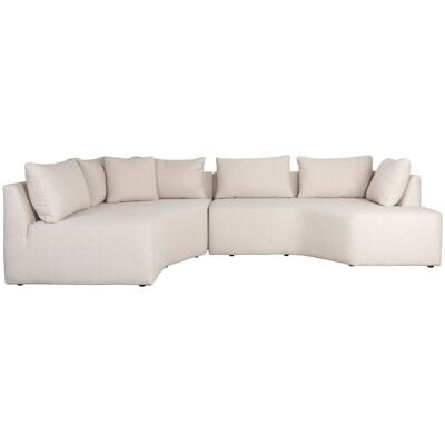 Zuiver Sofa Prosper links, Sand mit Ablagefläche für 5 Personen Zuiver Sofa Prosper links, Sand mit Ablagefläche für 5 Personen