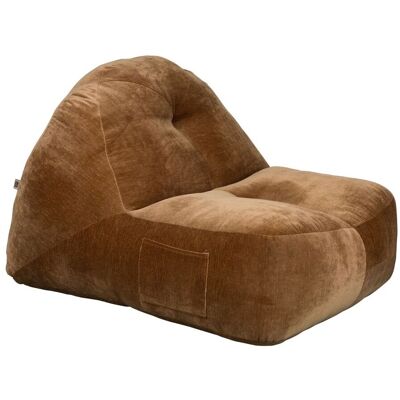 Loungesessel Tombag von Dutchbone, Sitzsack in Braun mit Samt-Bezug Loungesessel Tombag von Dutchbone, Sitzsack in Braun mit Samt-Bezug