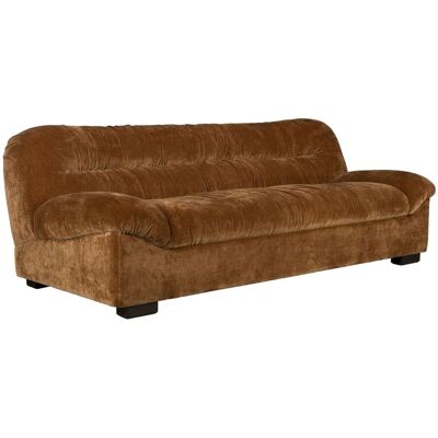 DutchBone Sofa Douglas 3-Sitzer in Cognac mit Holzbeinen aus Gummibaumholz DutchBone Sofa Douglas 3-Sitzer in Cognac mit Holzbeinen aus Gummibaumholz