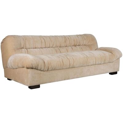 Sofa Douglas Beige 3-Sitzer mit Gummibaum-Holzfüßen von Dutchbone Sofa Douglas Beige 3-Sitzer mit Gummibaum-Holzfüßen von Dutchbone