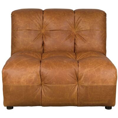 Sofa-Element Hackman No Arm Cognac, Polyester-Modulsofa von Dutchbone Sofa-Element Hackman No Arm Cognac, Polyester-Modulsofa von Dutchbone