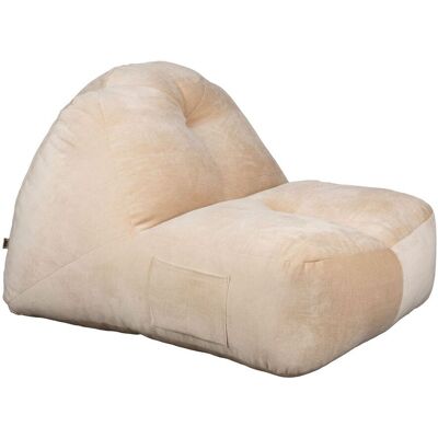 Loungesessel Tombag von Dutchbone, Sitzsack in Beige mit Samtbezug Loungesessel Tombag von Dutchbone, Sitzsack in Beige mit Samtbezug
