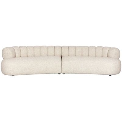 DutchBone Sofa Duvane 4,5-Sitzer Beige mit Eukalyptusholz-Gestell im Boho-Stil DutchBone Sofa Duvane 4,5-Sitzer Beige mit Eukalyptusholz-Gestell im Boho-Stil