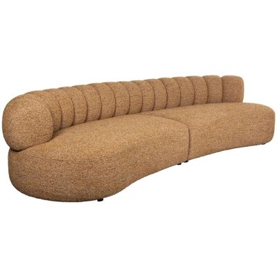 Sofa Duvane 4,5-Sitzer Braun mit Eukalyptusholz-Gestell von Dutchbone Sofa Duvane 4,5-Sitzer Braun mit Eukalyptusholz-Gestell von Dutchbone