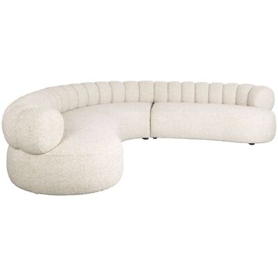 DutchBone Sofa Duvane 7-Sitzer Beige mit Eukalyptusholz-Gestell im Boho-Stil DutchBone Sofa Duvane 7-Sitzer Beige mit Eukalyptusholz-Gestell im Boho-Stil