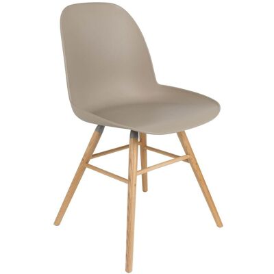 Esszimmerstuhl ALBERT KUIP in Taupe - Designerstuhl von ZUIVER Esszimmerstuhl ALBERT KUIP in Taupe - Designerstuhl von ZUIVER