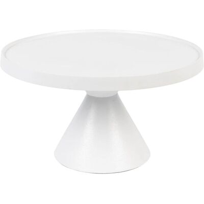 Zuiver Floss Weiße Runder Aluminium Couchtisch - Beistelltisch Zuiver Floss Weiße Runder Aluminium Couchtisch - Beistelltisch