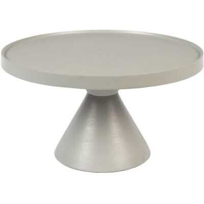 Zuiver Floss - Runder Beistelltisch in Metall ø60cm - Grau Zuiver Floss - Runder Beistelltisch in Metall ø60cm - Grau