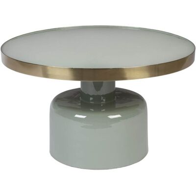 Couchtisch GLAM GRÜN von ZUIVER Ø 60 cm Couchtisch GLAM GRÜN von ZUIVER Ø 60 cm