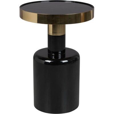 Zuiver Glam - Runder Metall-Beistelltisch - Schwarz Zuiver Glam - Runder Metall-Beistelltisch - Schwarz