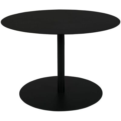 Zuiver Snow Schwarzer runder Metall-Couchtisch - 60x40x60cm Zuiver Snow Schwarzer runder Metall-Couchtisch - 60x40x60cm