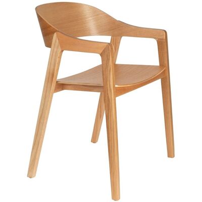 Esszimmerstuhl Westlake im 2er-Set, Natur aus Eichenholz von Dutchbone Esszimmerstuhl Westlake im 2er-Set, Natur aus Eichenholz von Dutchbone