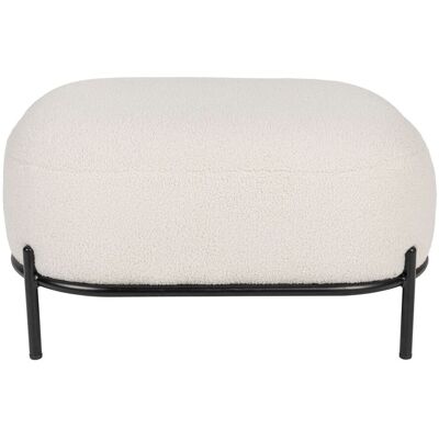 Trendmöbel24 Hocker Polly Teddy Ivory mit Metallgestell als Fußstütze im Wohnzimmer Trendmöbel24 Hocker Polly Teddy Ivory mit Metallgestell als Fußstütze im Wohnzimmer