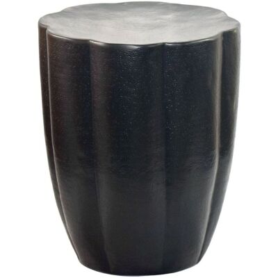 Beistelltisch Aluminium Schwarz 41 cm, runder Sofatisch von Wohnling Beistelltisch Aluminium Schwarz 41 cm, runder Sofatisch von Wohnling