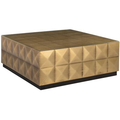 Richmond Interiors Couchtisch Collada Richmond Glasplatte Gestell Brushed Gold 90x90 Richmond Interiors Couchtisch Collada Richmond Glasplatte Gestell Brushed Gold 90x90