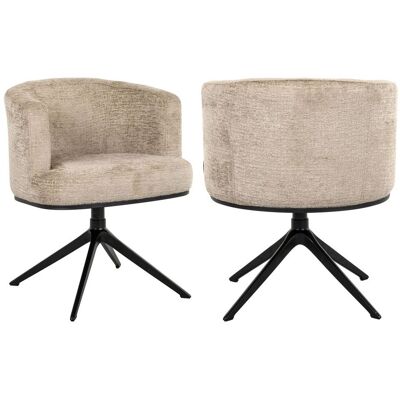 Richmond Interiors Esszimmerstuhl Cheyenne desert fusion mit Drehfunktion, beige Richmond Interiors Esszimmerstuhl Cheyenne desert fusion mit Drehfunktion, beige