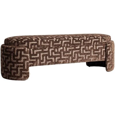 Richmond Interiors Sitzbank Cupid Brown Labyrinth mit Stauraum, 150 cm, gepolstert Richmond Interiors Sitzbank Cupid Brown Labyrinth mit Stauraum, 150 cm, gepolstert