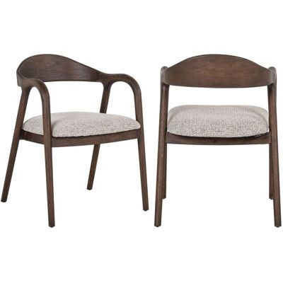 Richmond Interiors Esszimmerstuhl Mihara Mocca mit schwer entflammbarem Bezug Richmond Interiors Esszimmerstuhl Mihara Mocca mit schwer entflammbarem Bezug