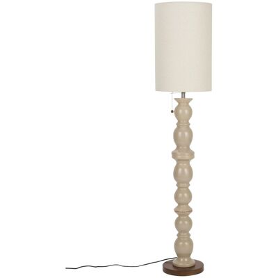 Zuiver Beiger Keramik- und Stoffbodenlampe - Leuchte Zuiver Beiger Keramik- und Stoffbodenlampe - Leuchte