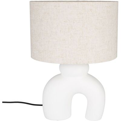 Zuiver Bibi Weiße-Beige Organische Keramik-Tischlampe - Tischleuchte Zuiver Bibi Weiße-Beige Organische Keramik-Tischlampe - Tischleuchte