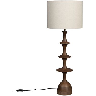 Dutchbone Cath Walnuss Stehlampe - Stehlampe Dutchbone Cath Walnuss Stehlampe - Stehlampe