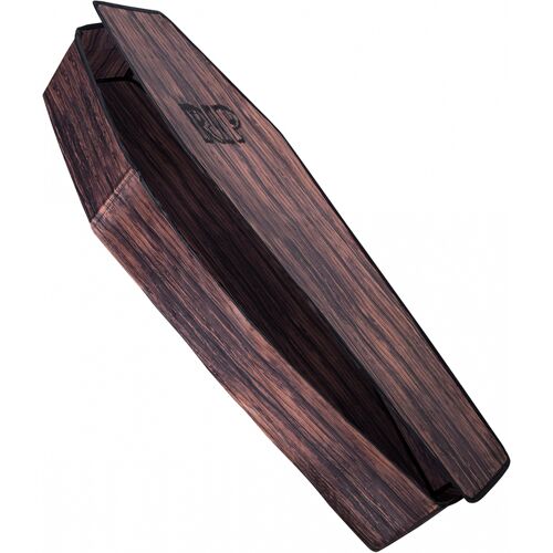 Horror-Shop Faltbarer Sarg mit Deckel Braun 150cm