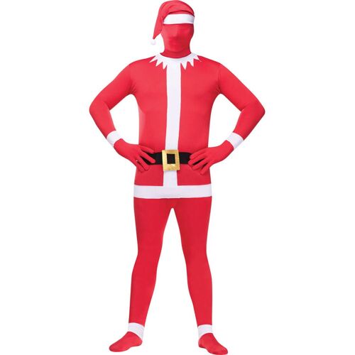 Horror-Shop Weihnachtsmann Ganzkörperanzug