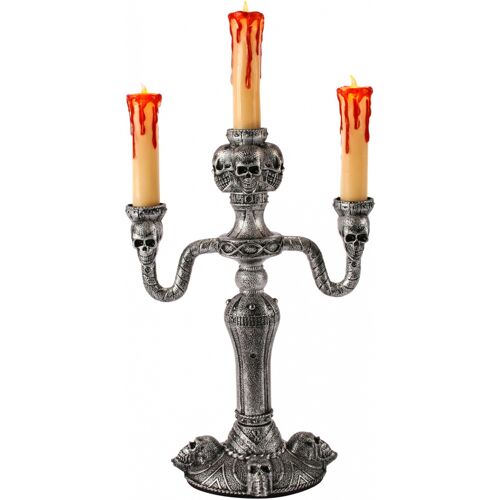Horror-Shop Kerzenständer mit LED Kerzen