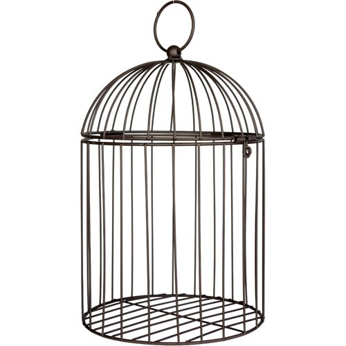 Horror-Shop Metall Vogelkäfig Large 30cm