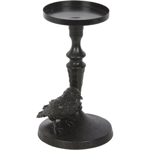 Horror-Shop Mystic Raven Kerzenhalter 16,5cm