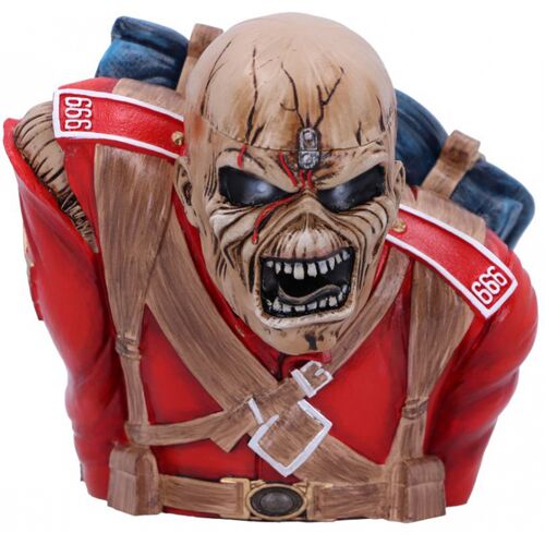 Horror-Shop Iron Maiden The Trooper Aufbewahrungsbüste 12cm