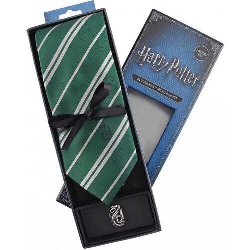 Horror-Shop Harry Potter Slytherin Krawatte mit Pin