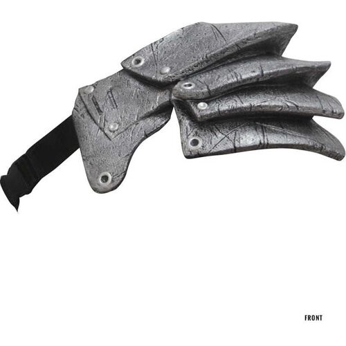 Horror-Shop Gladiator Schulterpanzer silbern