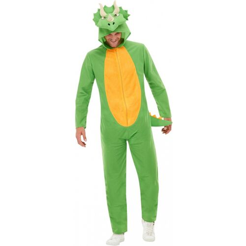 Horror-Shop Dinosaurier Jumpsuit Kostüm für Erwachsene M