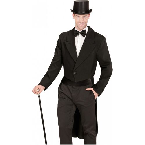 Horror-Shop Kavalier Frack Gefüttert - Schwarz L