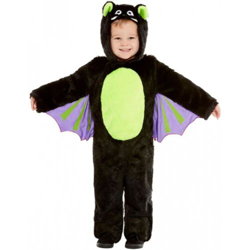 Horror-Shop Kuscheliger Fledermaus Jumpsuit für Kinder S